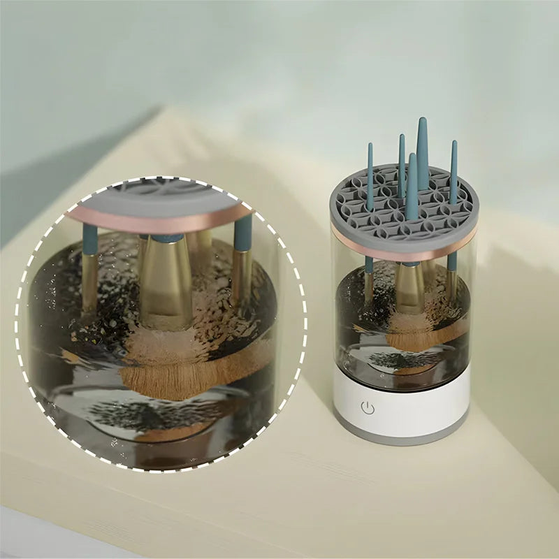 Limpador de pincéis de maquiagem elétrico Cleaner Brush Alvorah®