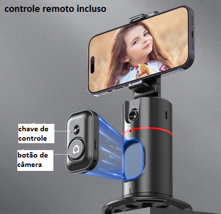 Suporte de celular com sensor de movimentos para vídeos CriatiV®