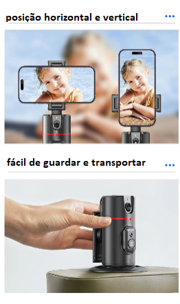 Suporte de celular com sensor de movimentos para vídeos CriatiV®