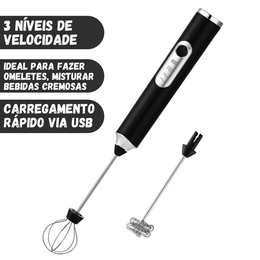 Batedor Misturador Mixer Elétrico Premium 2 EM 1