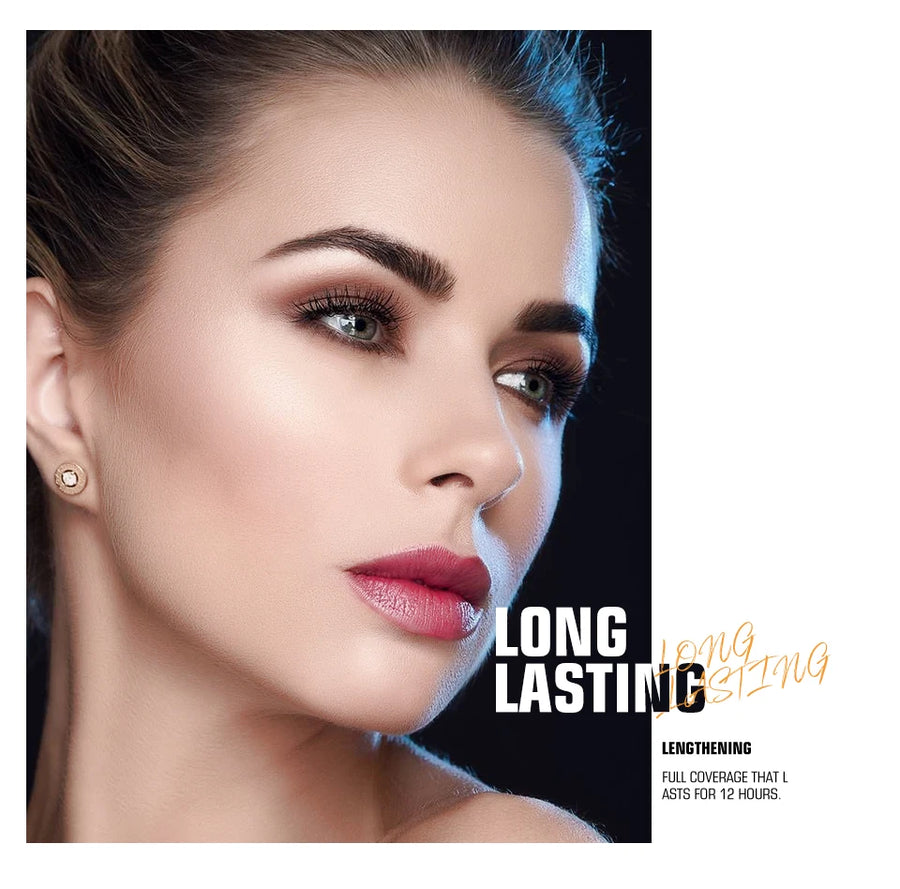 O.TWO.O 3D Fibra Cílios Alongamento Grosso Rímel Preto Longo Extensão Dos Cílios Lash Cílios Pincel de Maquiagem Pro Olho-de Cosméticos