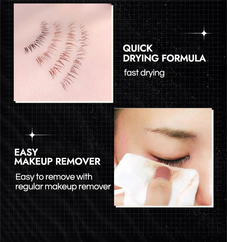 Gege Bear-Caneta delineador líquido à prova d'água, à prova de manchas, maquiagem rápida e precisa, secagem rápida e suave