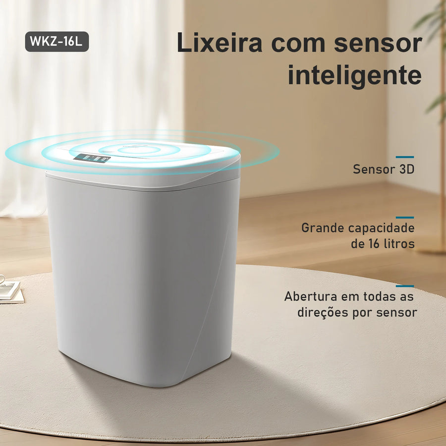 Lixeira com sensor de toque automático Clean Touch®