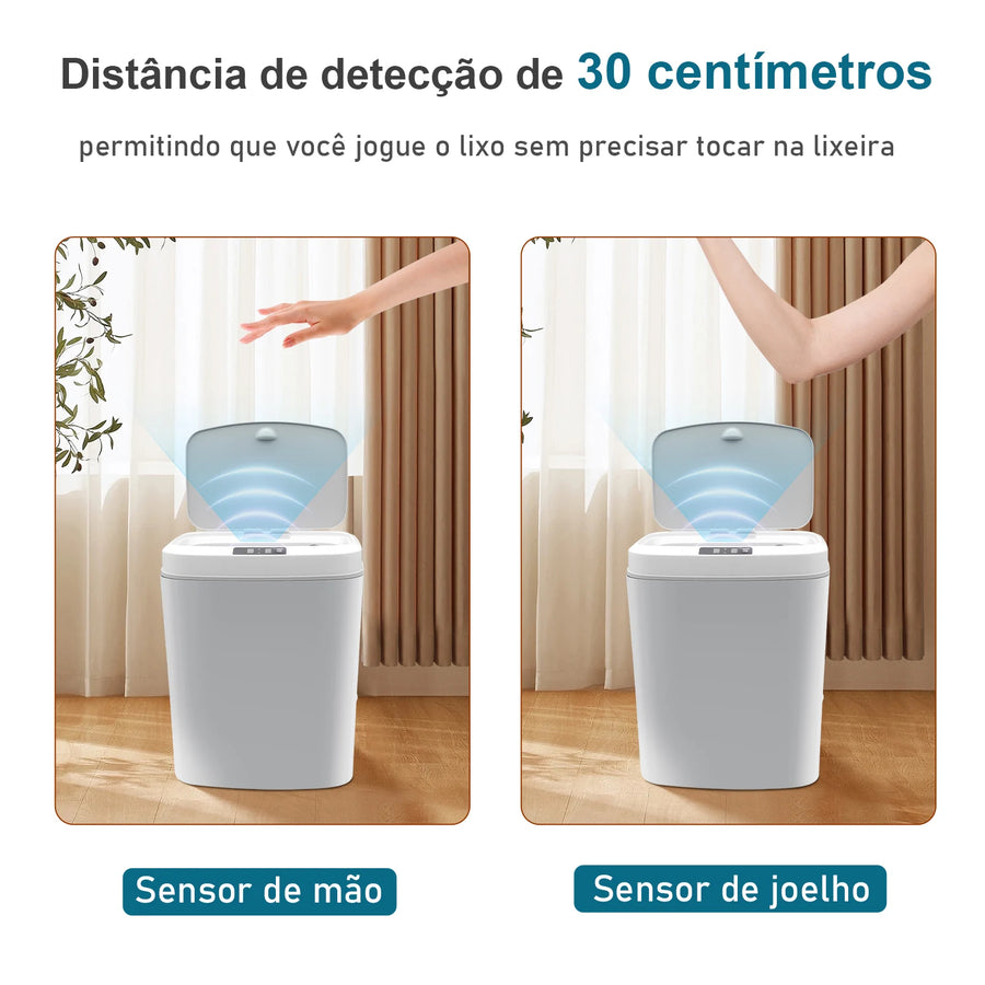 Lixeira com sensor de toque automático Clean Touch®