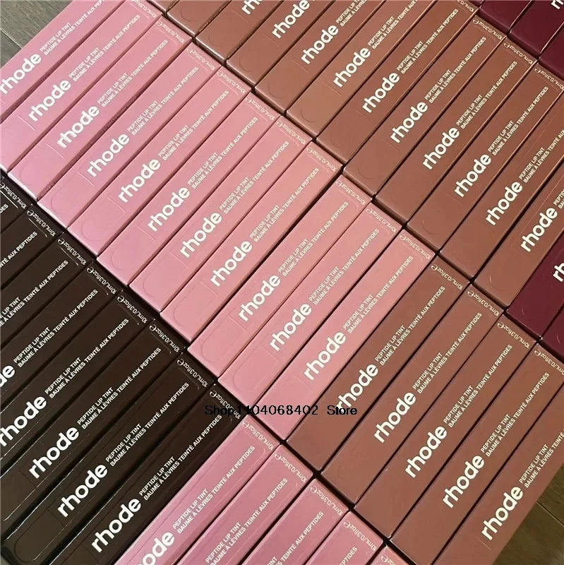 RHODE Maquiagem Brinde Bochecha Blush Creme Fard Stick Lip Gloss Phone Case Para iPhone INS SALTY TAN Framboesa Espresso Batom INS