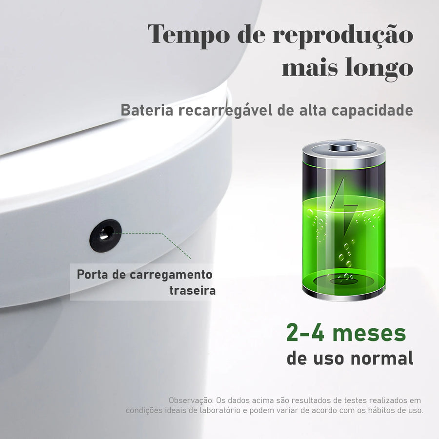 Lixeira com sensor de toque automático Clean Touch®