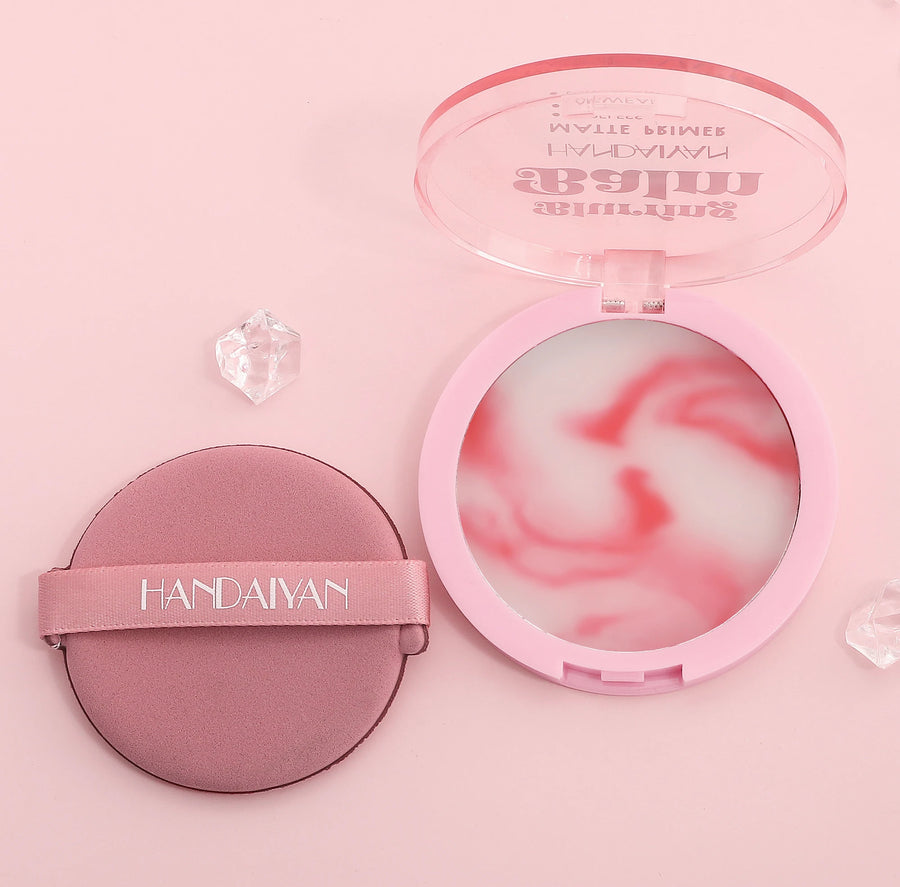 HANDAIYAN-Super Smooth Natural Setting Powder, corretivo impermeável, maquiagem de rosto de longa duração, cosméticos pressionados