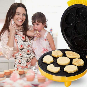 Maquina de fazer bolinhos divertidos Smiling Waffles